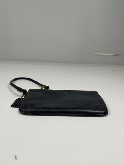 Coach Women's Black Leather Small Wristlet Wallet image 4