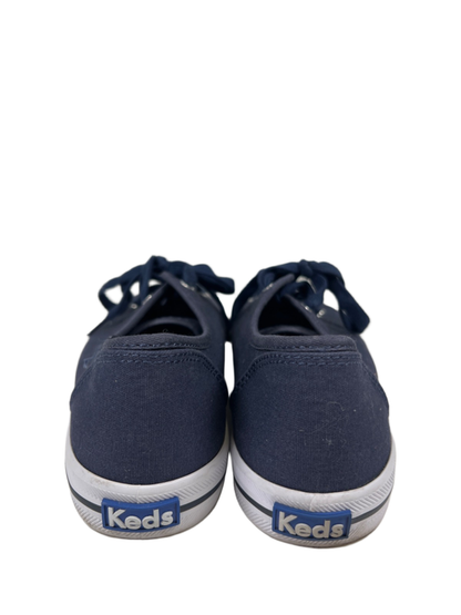 Keds Women's Navy Blue/White Canvas Kickstart Lace Up Sneakers - 6.5 image 4