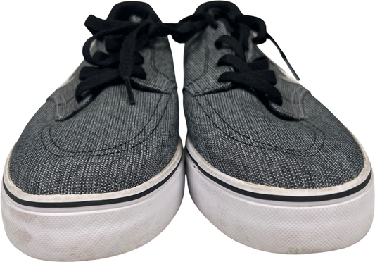 Nike SB Men’s Gray Canvas Low Top Lace Up Sneakers - 10