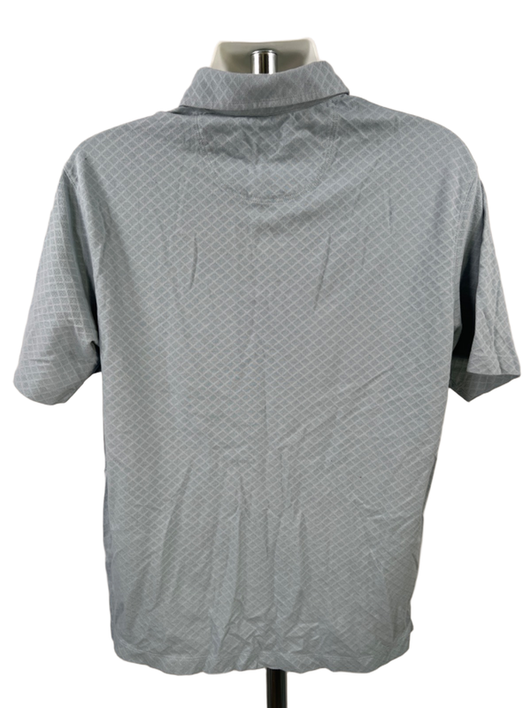 Joseph Abboud Men's Blue Short Sleeve Polo Shirt - L image 2
