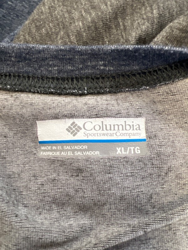 Columbia Men's Gray/Blue Long Sleeve Crewneck Omni-Wick Shirt - XL image 3