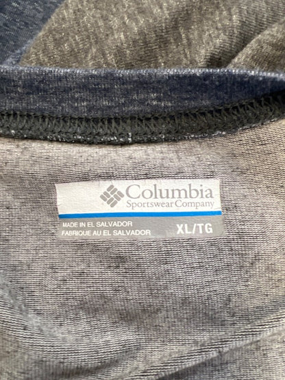 Columbia Men's Gray/Blue Long Sleeve Crewneck Omni-Wick Shirt - XL image 3