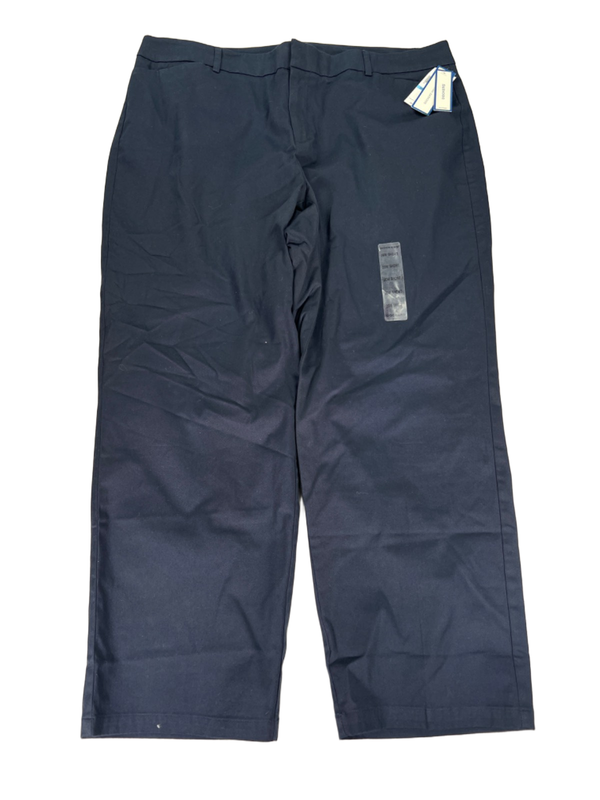 Dockers Women's Navy Blue Metro Straight Leg Dress Pants - Plus 20 Short