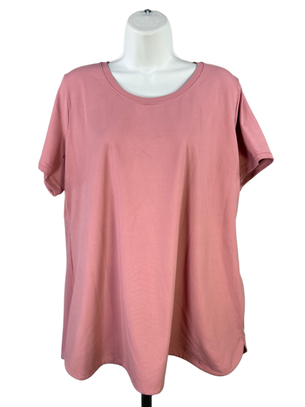 Duluth Trading Women's Pink Noga Classic Short Sleeve T-Shirt - Plus 1X