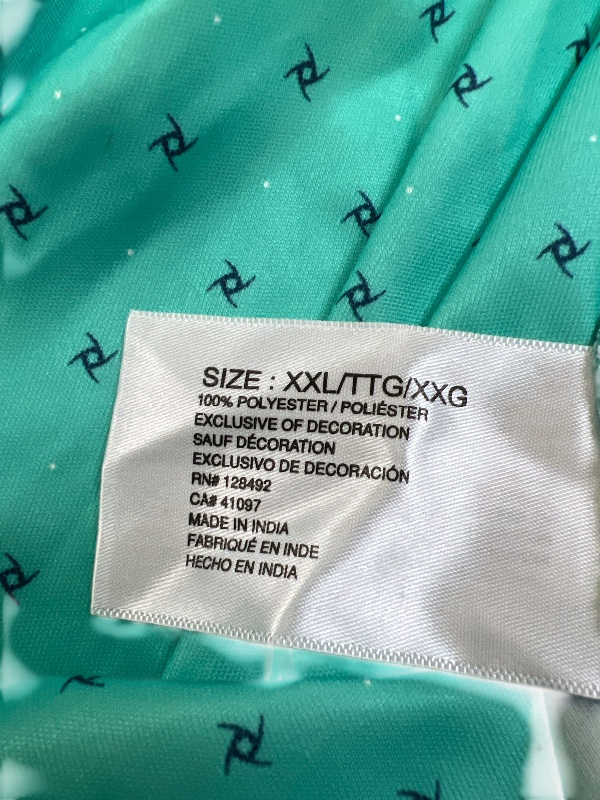 Greg Norman Men's Blue Play Dry Short Sleeve Athletic Golf Polo - XXL image 4