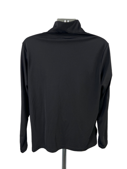 Adidas Men's Black Dayready Long Sleeve Athletic Track Jacket - L image 2