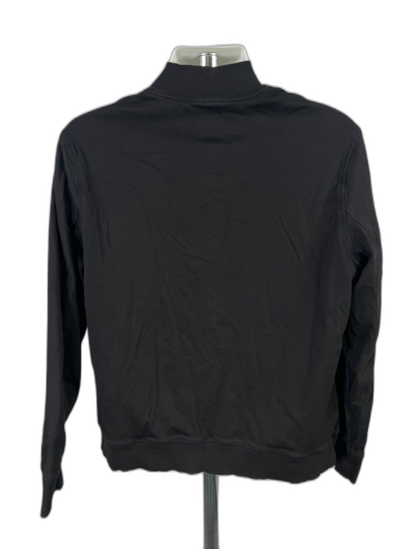 Banana Republic Men's Black Luxury Touch Performance Full Zip Sweatshirt - XL image 2