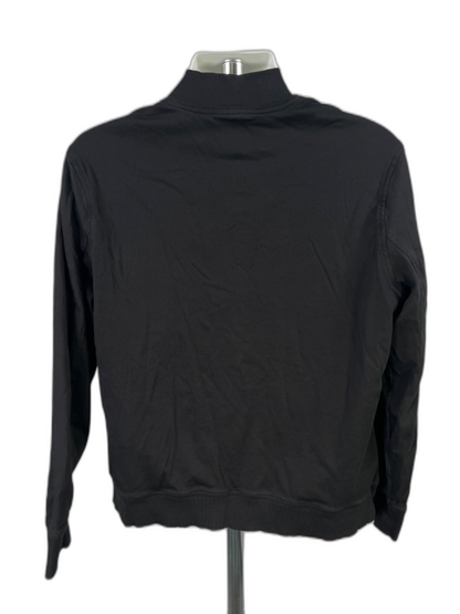 Banana Republic Men's Black Luxury Touch Performance Full Zip Sweatshirt - XL image 2