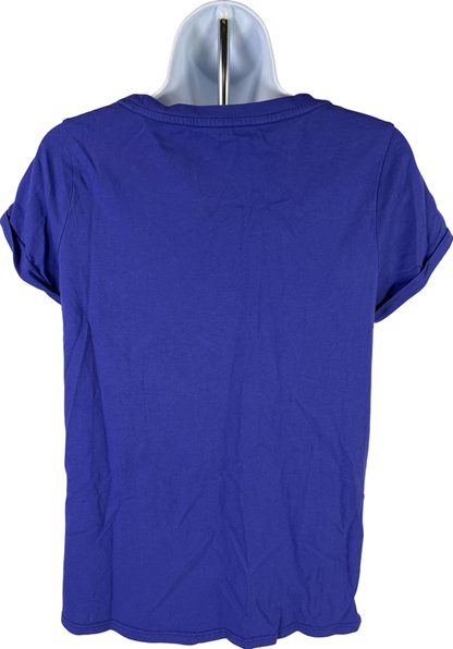J.Jill Women’s Purple Everyday Cotton Short Sleeve T-Shirt - XS image 2