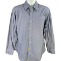 Polo Ralph Lauren Men's Blue Checkered Andrew Button Up Shirt - 15.5/32