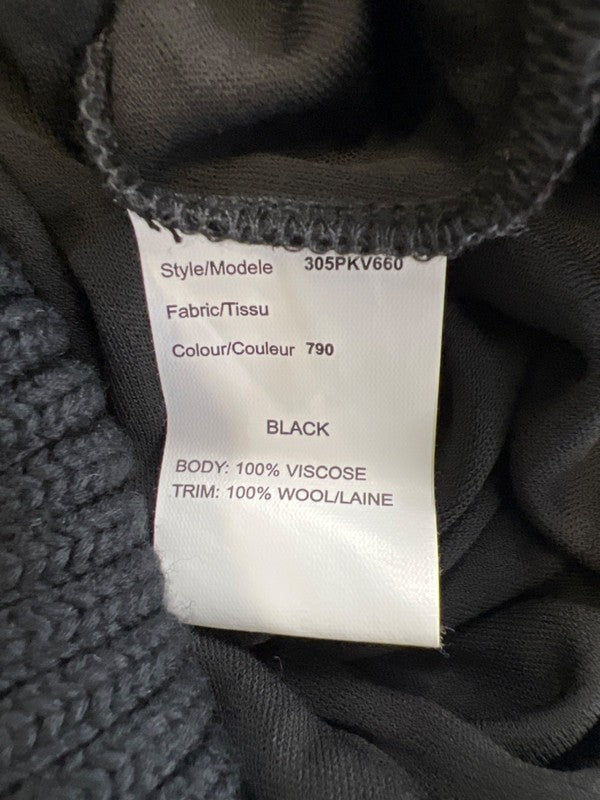 Michael Kors Women's Black Long Sleeve Banded Waisted Blouse - 12 image 4
