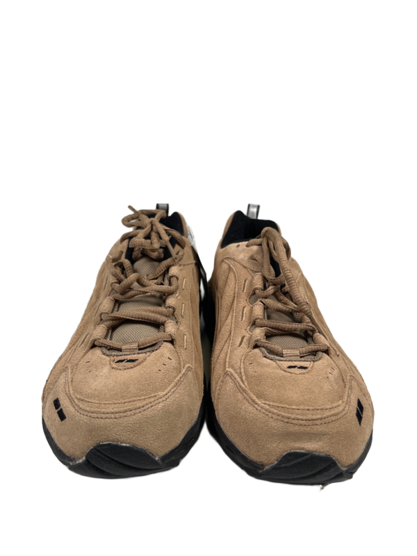 Ryka Women's Beige Sportwalker Scotchlite Leather Suede Sneakers - 10 Wide image 2
