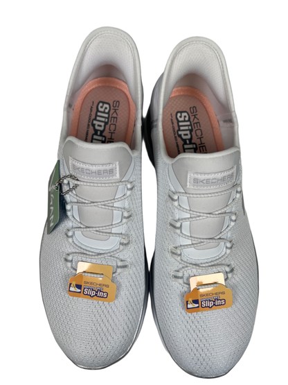 Skechers Women's White Metallic Diamond Dream Summits Slip On Sneakers - 8.5 image 4