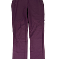 J Jill Women's Purple/Burgundy Pull On Ponte Slim Leg Pants - S