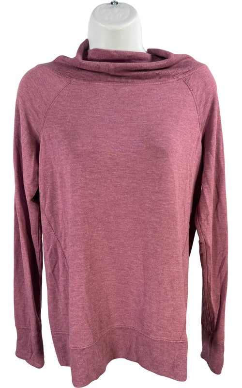 Athleta Women’s Pink Off The Shoulder Studio Barre Sweatshirt - S image 2