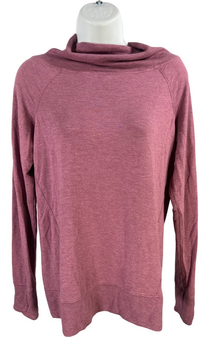 Athleta Women’s Pink Off The Shoulder Studio Barre Sweatshirt - S image 2