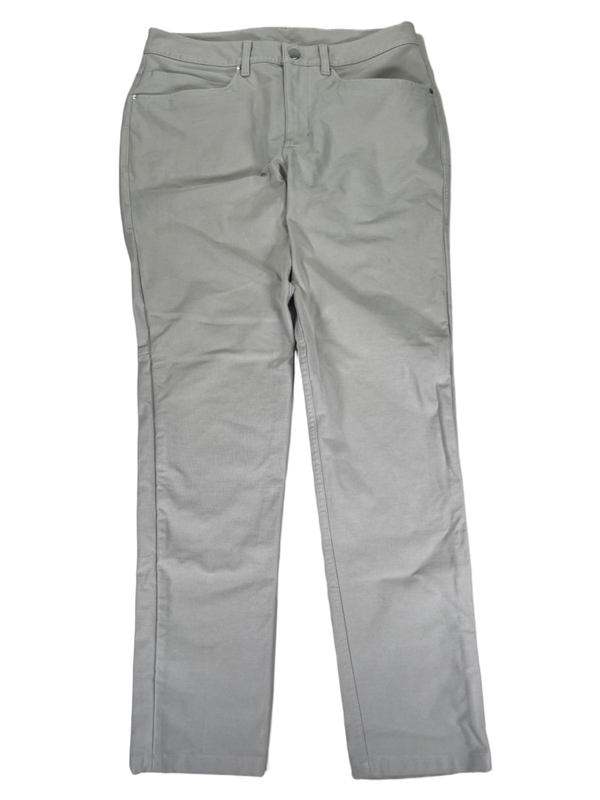 Lululemon Men's Seak Gray ABC Slim Fit Pants 32x32