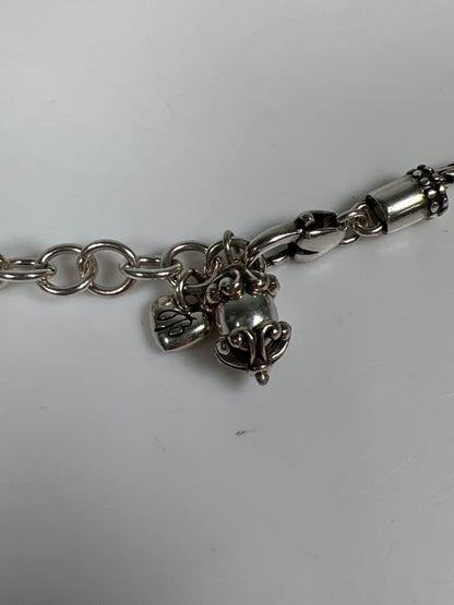 Brighton Night Mist Smoky Quartz Silver Plated  21" Necklace W/ Tin Box image 5