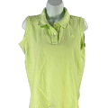 Lilly Pulitzer Women's Green Sleeveless Polo Shirt - L