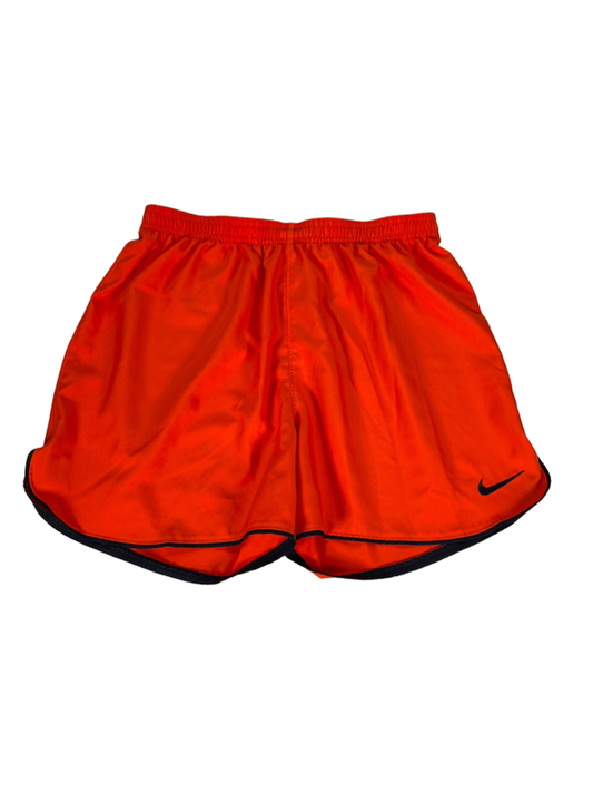 Nike Women's Orange/Black Dri-Fit Laser V Athletic Soccer Shorts - M