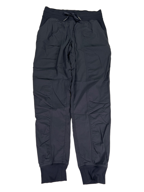 Lululemon Women's Black Striped Dance Studio 29in Jogger Pants - 6