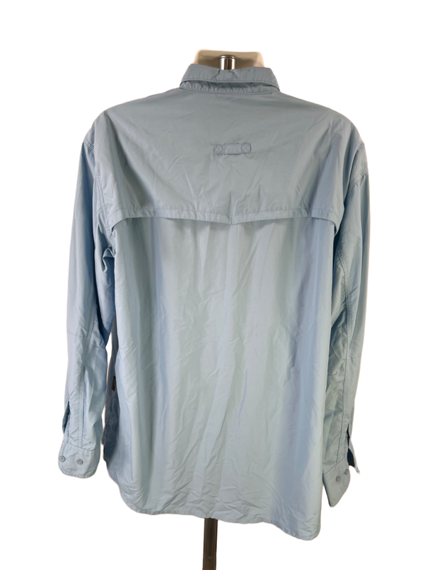Cabela's Guidewear Men's Blue Vented Long Sleeve Fishing Shirt - XL Tall image 2