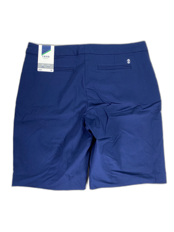 Izod Men's Blue Stretch Athletic Golf Shorts - 14 image 2