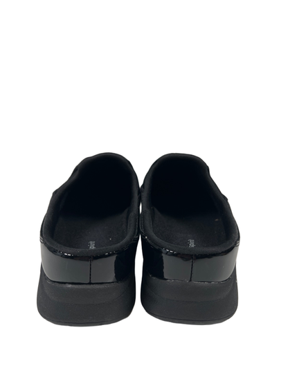 Easy Spirit Women's Black Traveltime Quilted Patent Slip On Clogs - 10 image 4