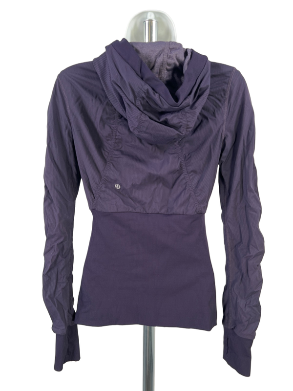 Lululemon Women's Purple Black Grape Reversible Dance Studio Jacket - 6 image 2