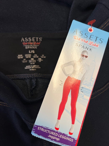 Assets by Spanx Women's Dark Wash Stretch Pull On Jeggings - L image 3
