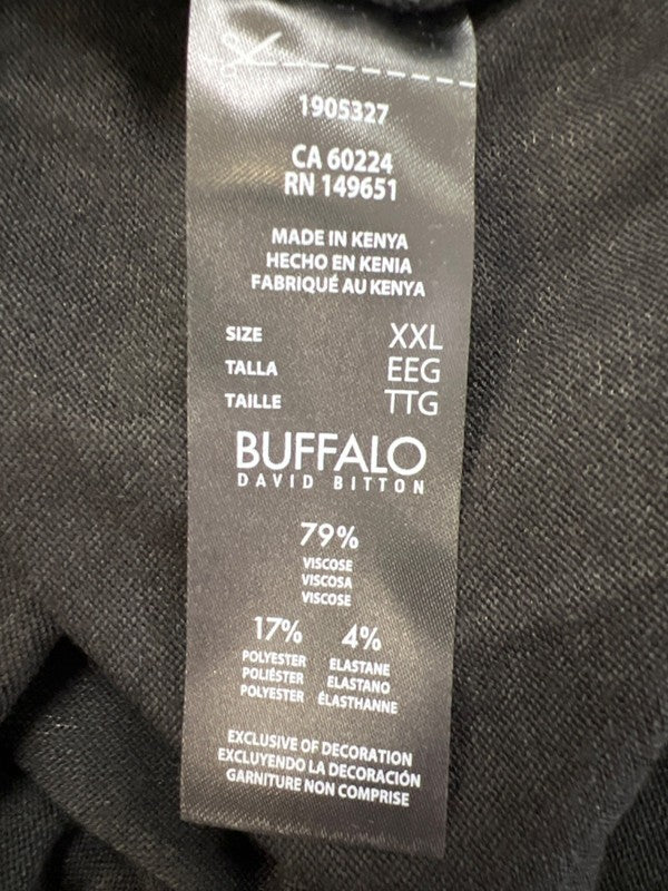 Buffalo David Bitton Women's Black Cozy V Neck Long Sleeve Sweater - XXL image 4