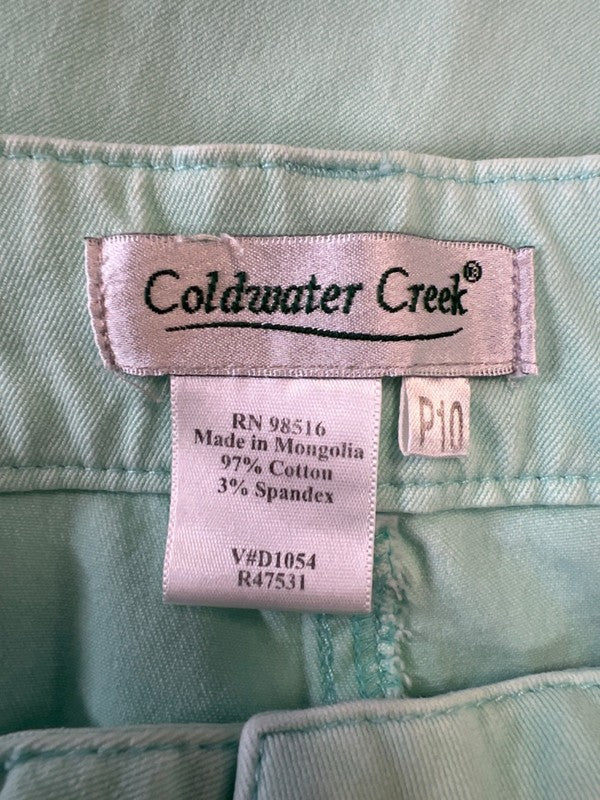 Coldwater Creek Women's Light Blue Denim Capri Pants - 10 Petite image 3