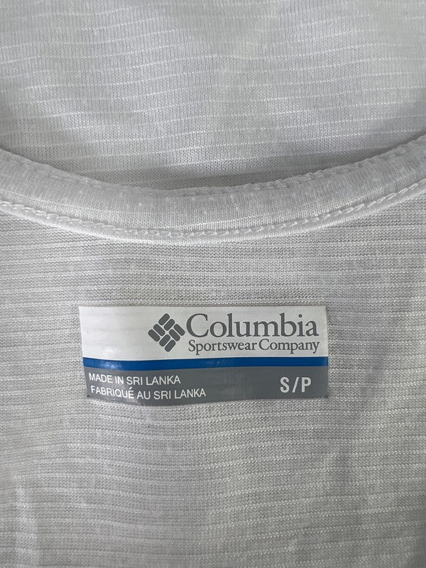 Columbia Women’s White Anytime Casual Criss Cross Back Short Sleeve T-Shirt - S image 3