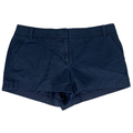 J.Crew Women's Navy Blue Cotton Chino Shorts - 12