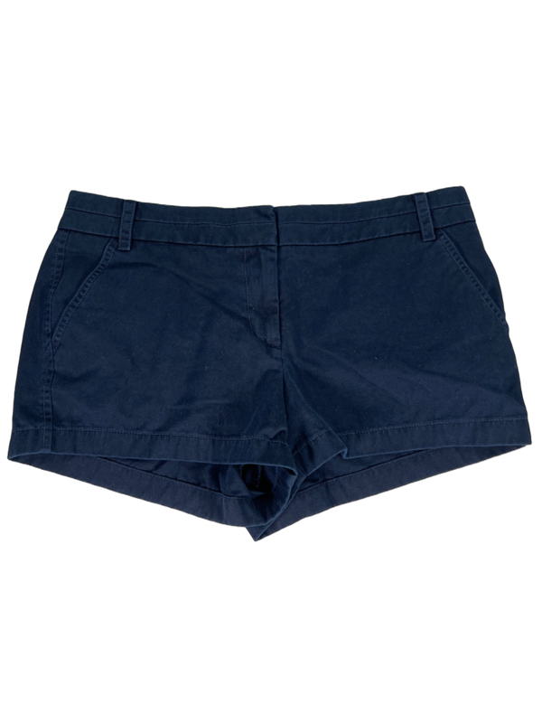 J.Crew Women's Navy Blue Cotton Chino Shorts - 12