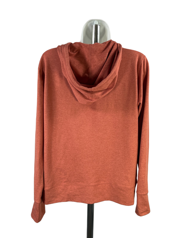 Vuori Women's Orange Halo Performance Full Zip Sweatshirt - L image 2