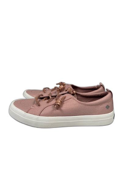 Sperry Women's Pink Metallic Canvas Crest Vibe Sneakers  - 8.5W image 5