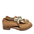 Caterpillar CAT Women's Tan Leather Cut Out Oxford Shoes - 8.5
