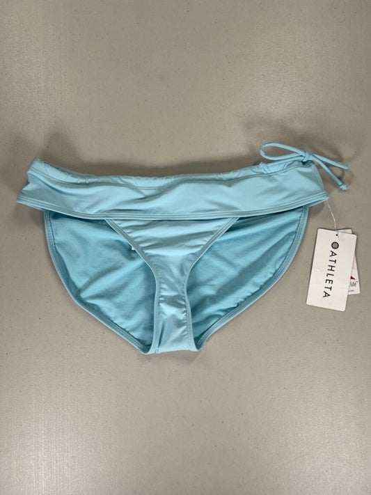 Athleta Women's Light Blue Side Tie Bikini Swim Bottoms - L
