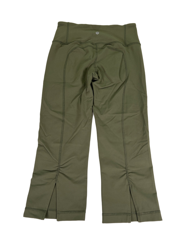 Lululemon Women's Green Gather and Crow Cropped Leggings - 6 image 2