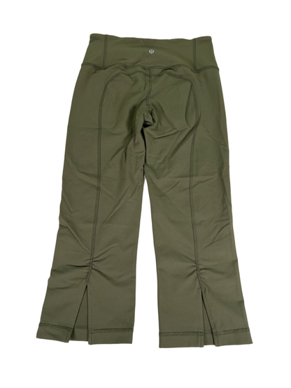Lululemon Women's Green Gather and Crow Cropped Leggings - 6 image 2