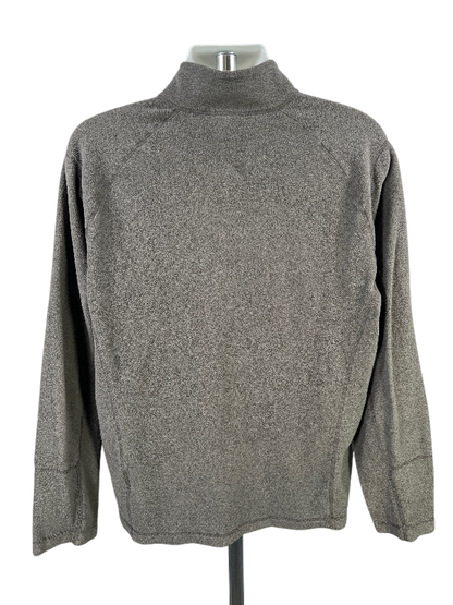 The North Face Men's Gray Polartec Fleece 1/4 Zip Pullover Jacket - L image 2