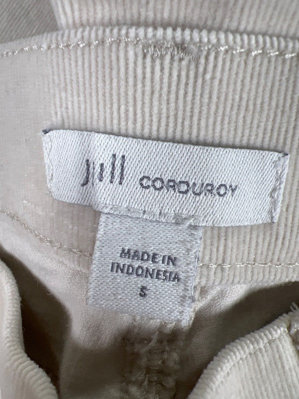 J.Jill Women's Light Beige Pull On Corduroy Jeans - S image 3
