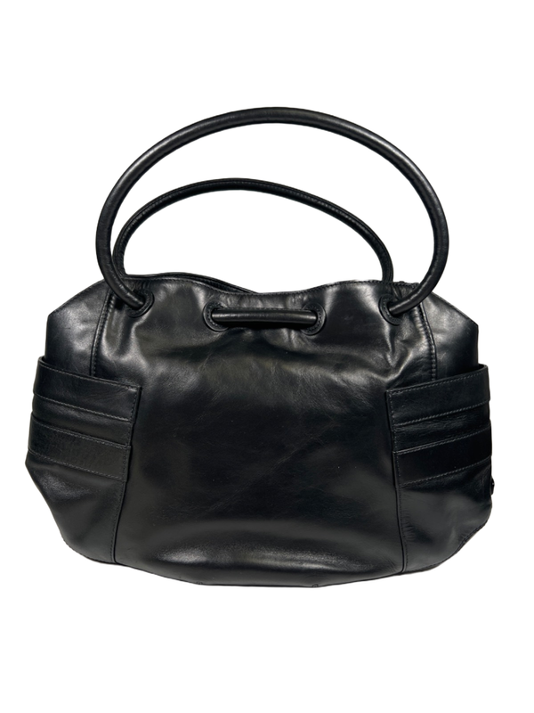 Cole Haan Women's Black Leather Hobo Shoulde Bag Purse W/ Dust Bag image 5