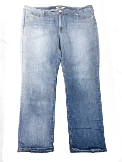 Levi's Men's Medium Wash 414 Relaxed Straight Fit Denim Jeans - 22 image 5