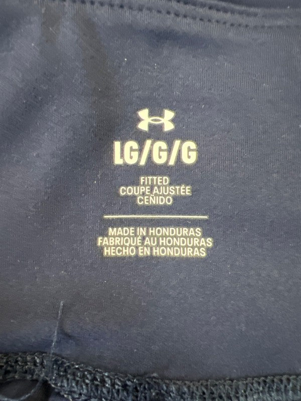 Under Armour Women's Navy Blue Pull On Fitted Motion Athletic Joggers - L image 3