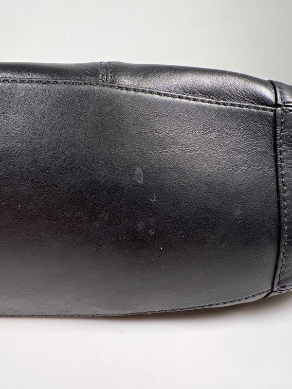 Cole Haan Women's Black Leather Hobo Shoulde Bag Purse W/ Dust Bag image 11