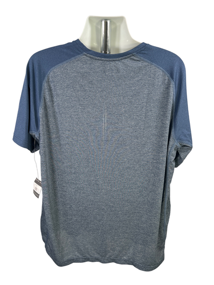 Eddie Bauer Men's Blue Trailcool Motion Stretch Short Sleeve Shirt - XXL image 2