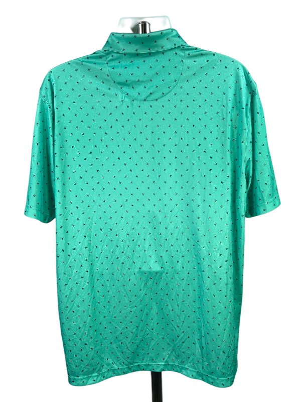Greg Norman Men's Blue Play Dry Short Sleeve Athletic Golf Polo - XXL image 2