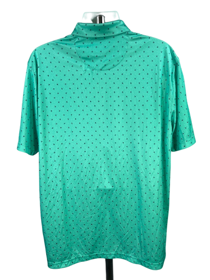 Greg Norman Men's Blue Play Dry Short Sleeve Athletic Golf Polo - XXL image 2